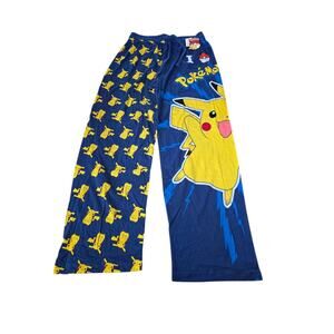 I Love Pokemon Pikachu Pajama Pants Adult SZ L NOS 2015